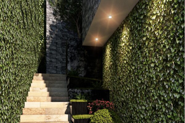 Proyecto Ejecutivo y Construcción de Casa en terreno inclinado para una familia.